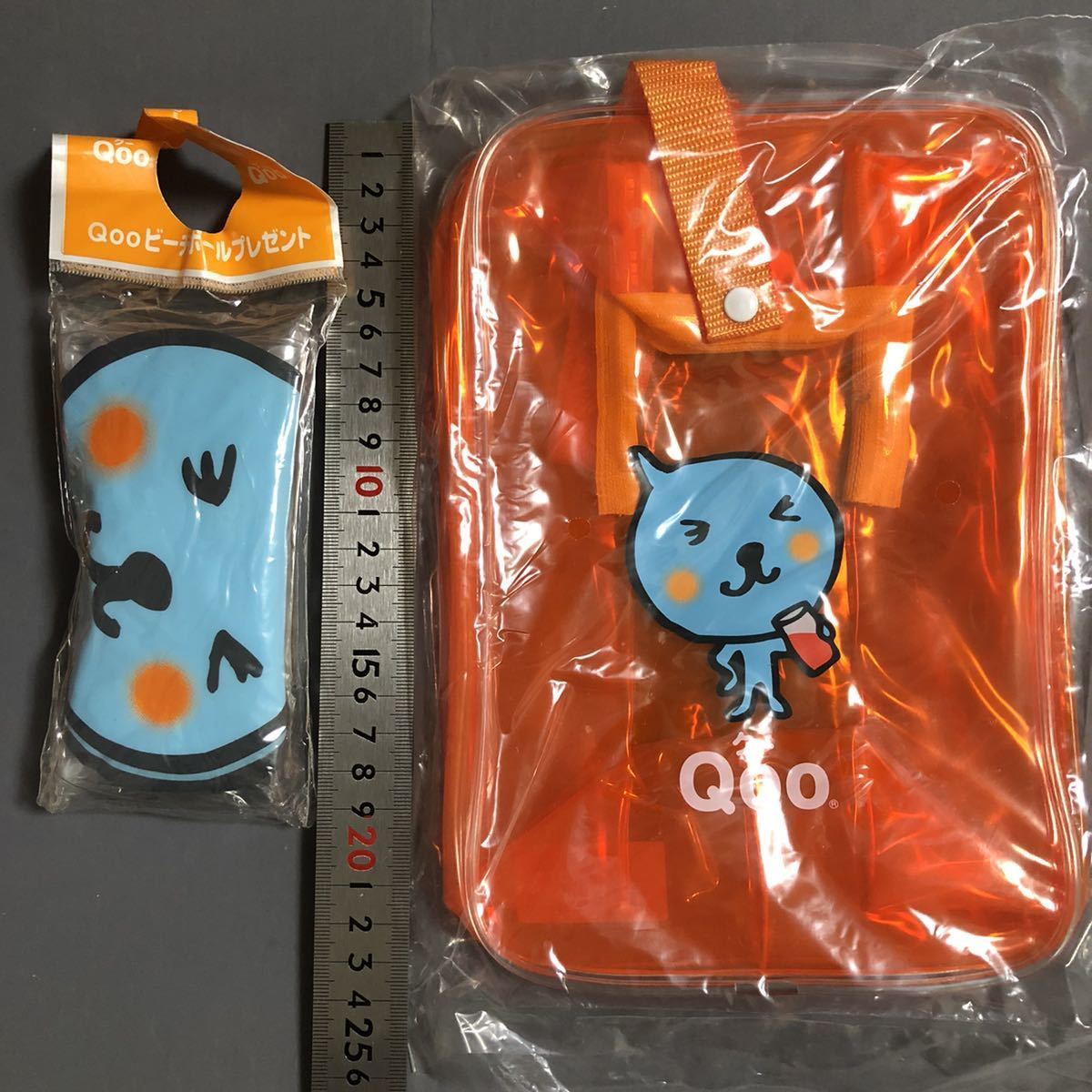 Qoo クー オリジナルグッズ 4点セット☆バッグ、ビーチボール ミニ 