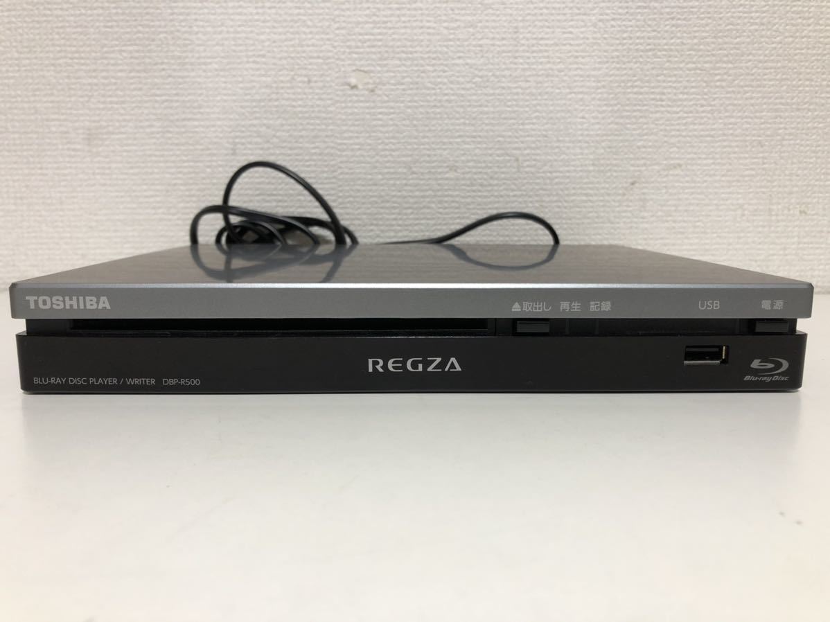 TOSHIBA 東芝 REGZA レグザ DBP-R500 ブルーレイディスクプレーヤー 2016年製 100V Blu-ray BD ブラック 映像機器 家電 リモコン付き DBP-R500 REGZA TOSHIBA 美品東芝レグザ ブルーレイレコーダー DBP-R500&frasl;ライター機能｜レグザブルーレイ&frasl;レグザタイムシフト