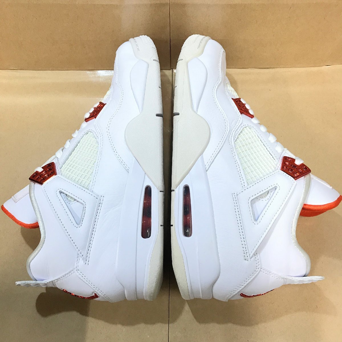 28.5cm US10.5 AIR JORDAN 4 RETRO AJ4 ORANGE METALLIC CT8527-118 