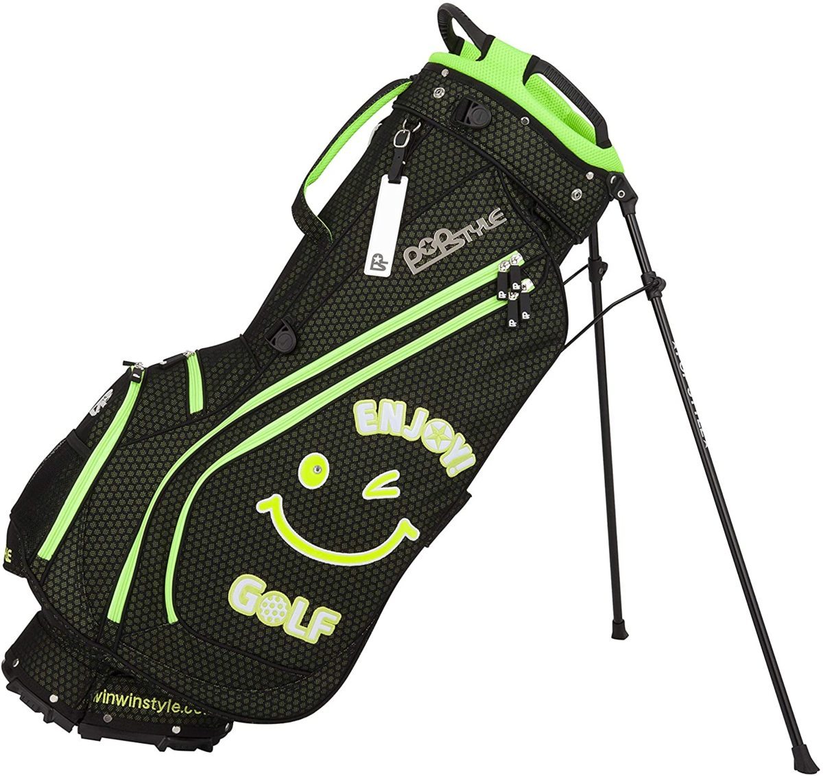 WINWIN GOLF ハッピーゴルフ スタンドキャディバッグ ミントグリーン