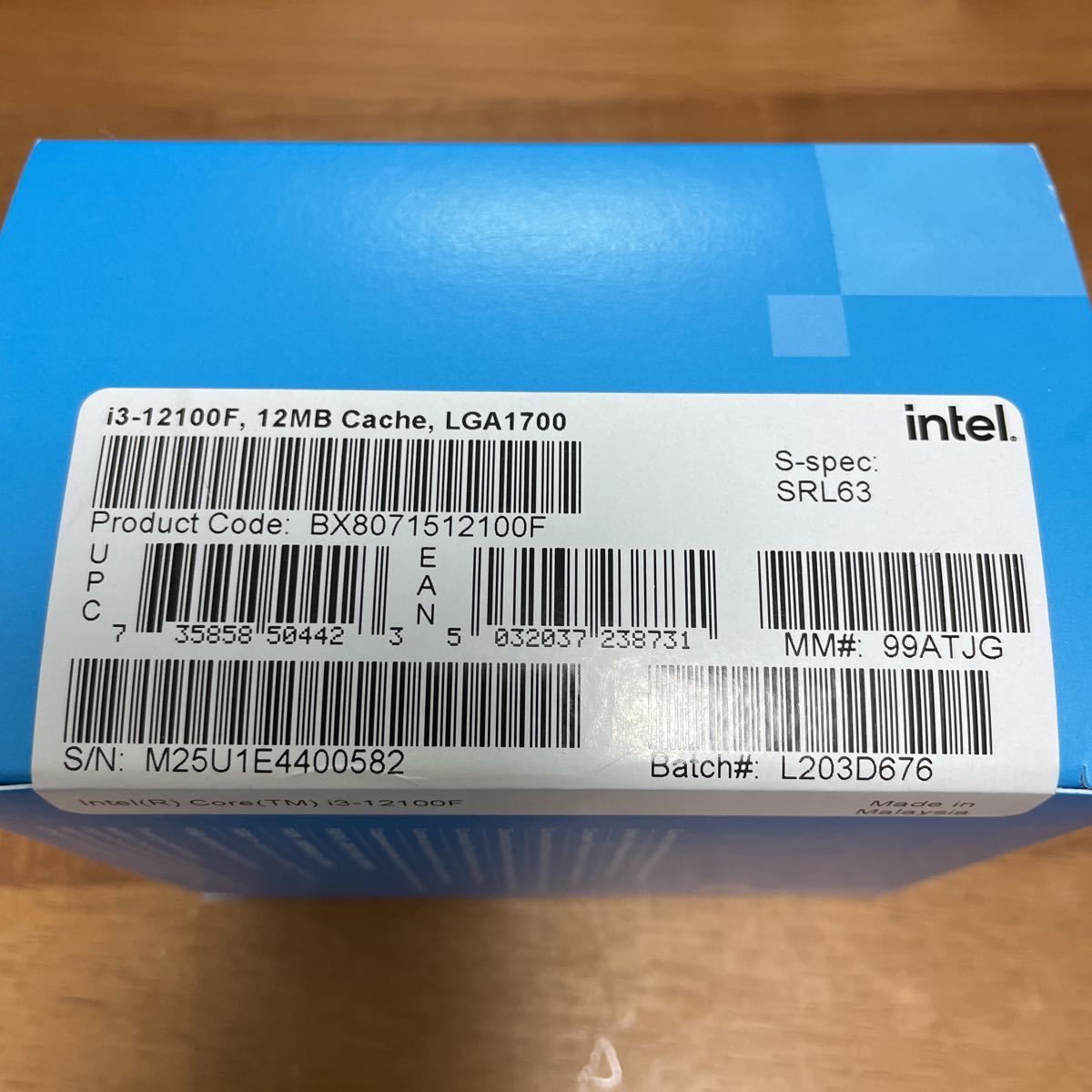 インテル Core i3 12100F BOX 【公式通販】