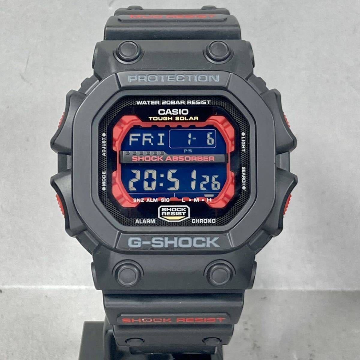 美品G-SHOCK GXW-56BB-1JF ビッグケース タフソーラー 電波受信 電波 