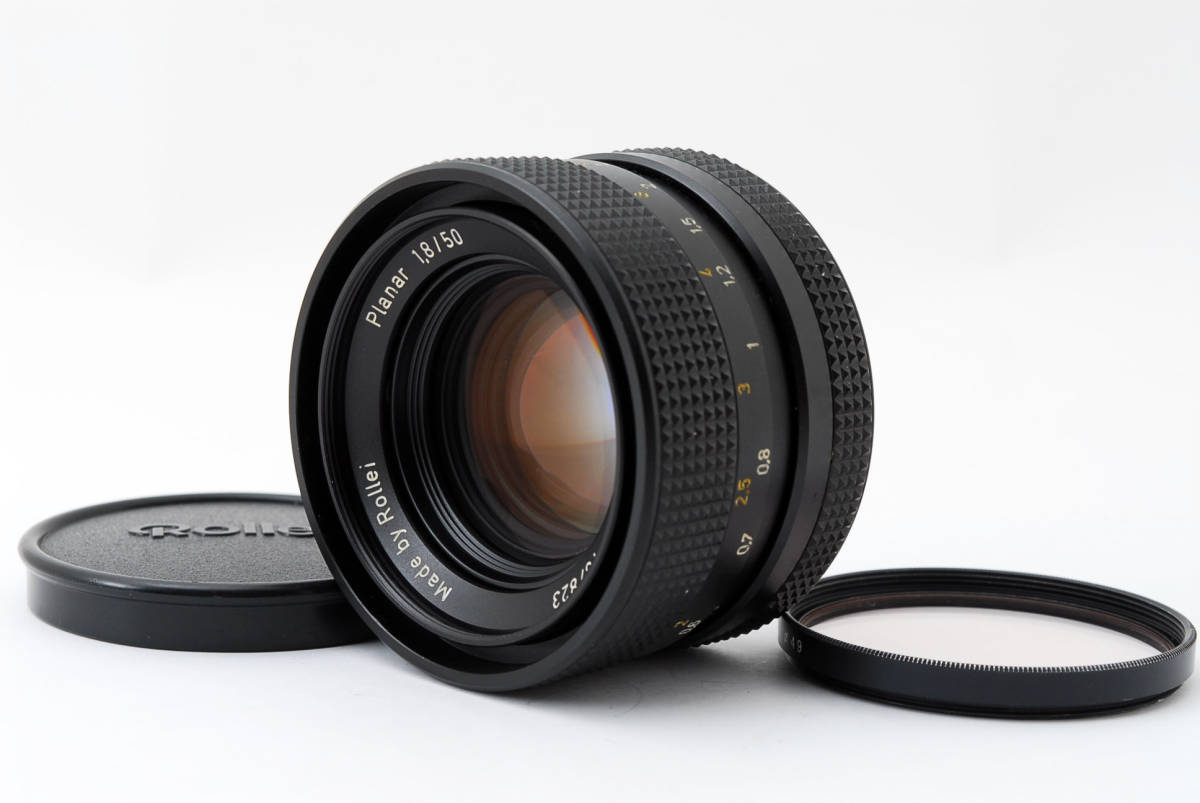 【ジャンク】Rollei-HFT Planar 50mm F1.8 ローライフレックス QBM プラナー カールツァイス 単焦点レンズ #12