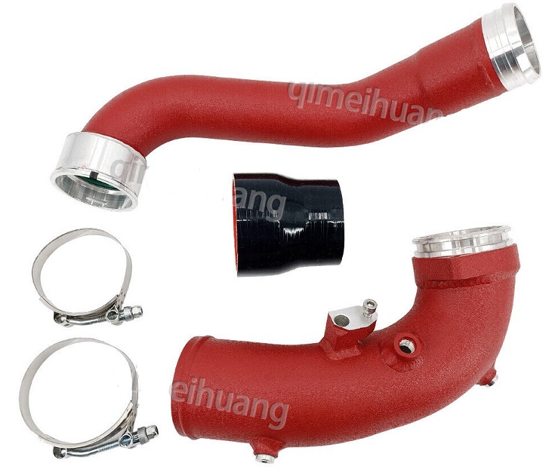 トヨタ GRスープラ A90 DB スープラ B58 3.0Lターボ アルミ チャージパイプ レッド CHARGE PIPE ブーストパイプ