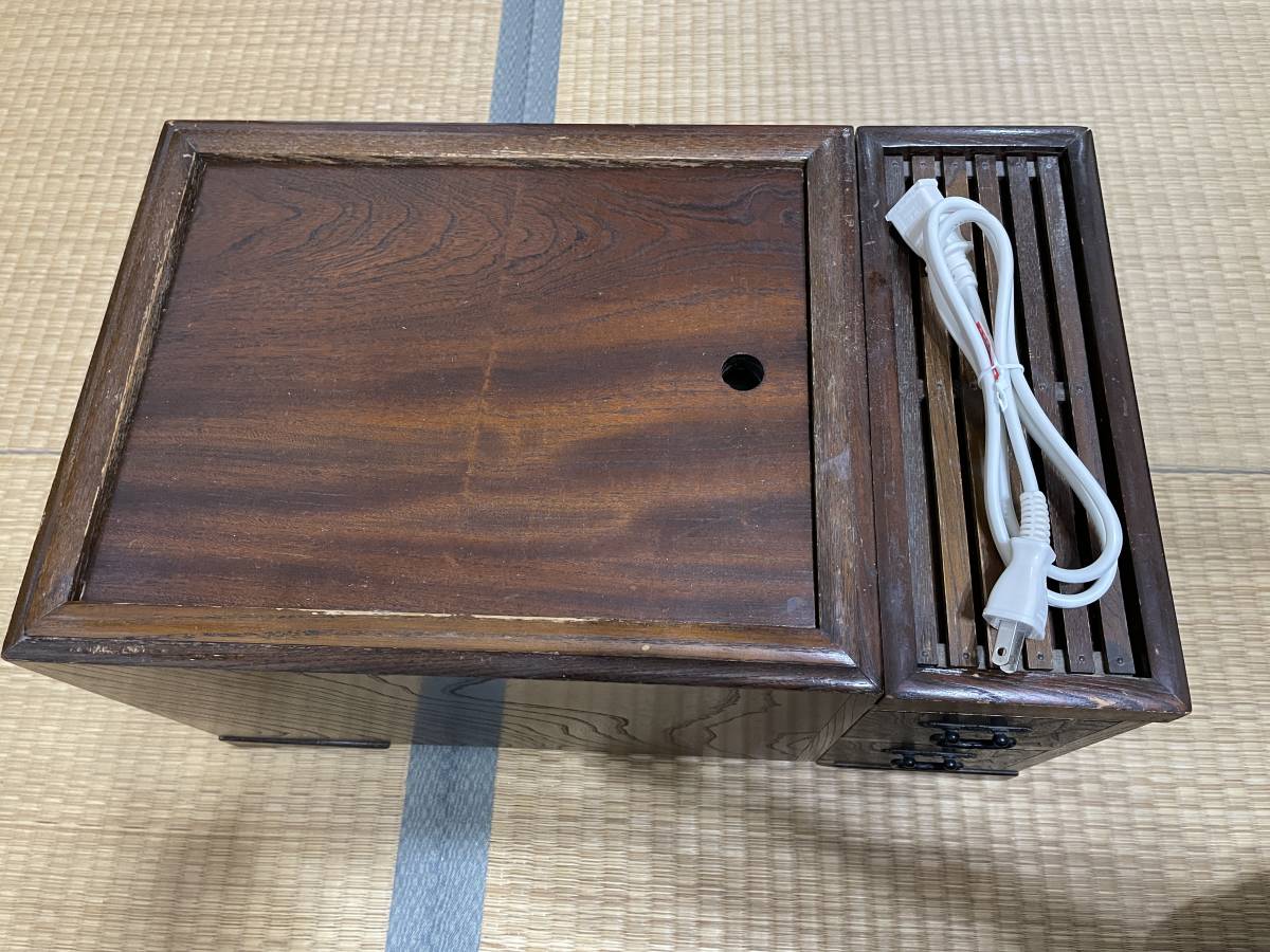 ☆瓶掛け 手あぶり 卓上火鉢 電熱器 送料込み ☆瓶掛け 手あぶり