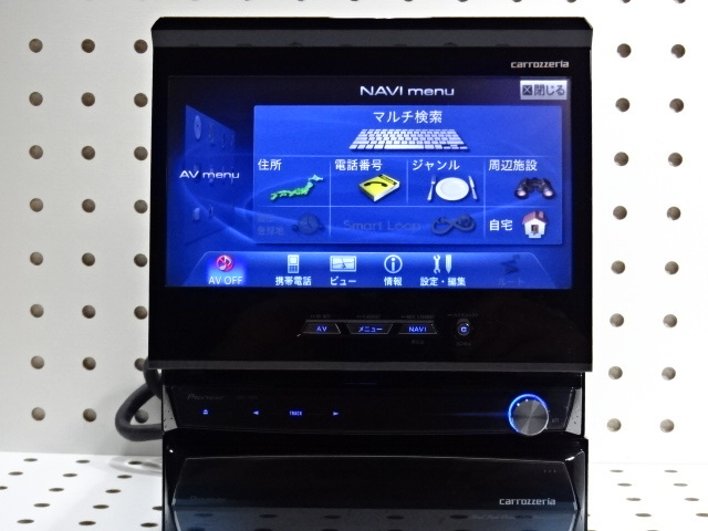 サイバーナビ AVIC-VH09 4×4地デジ Bluetooth内蔵 DVD CD SD USB