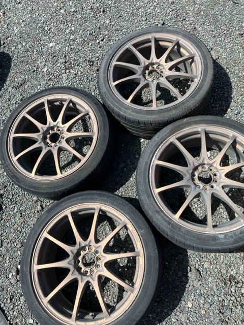 レイズ RAYS VOLK RACING CE28NF 18インチ PCD100 5穴 オフセット+50