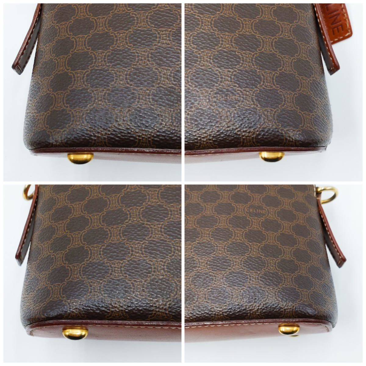 1円【極美品】CELINE セリーヌ ボリード ハンドバッグ ミニ PVC レザー 