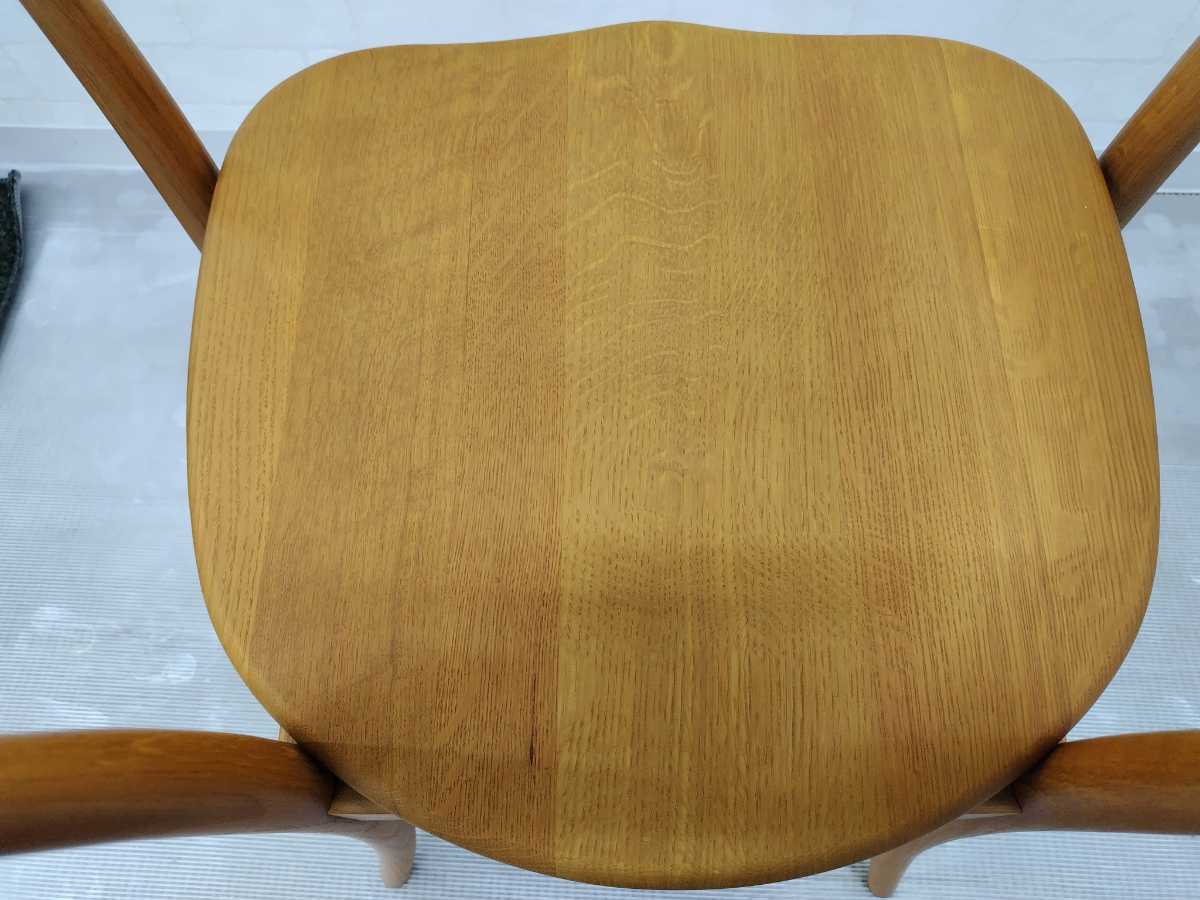 CRESCENT クレセント HIDA 飛騨産業 アームチェア オーク キツツキ 