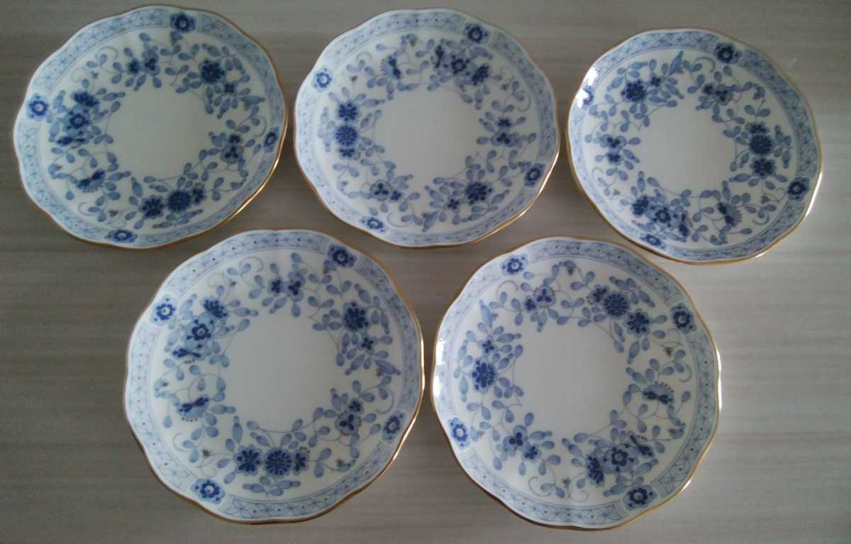 ナルミミラノ小皿5枚セット12，5cm