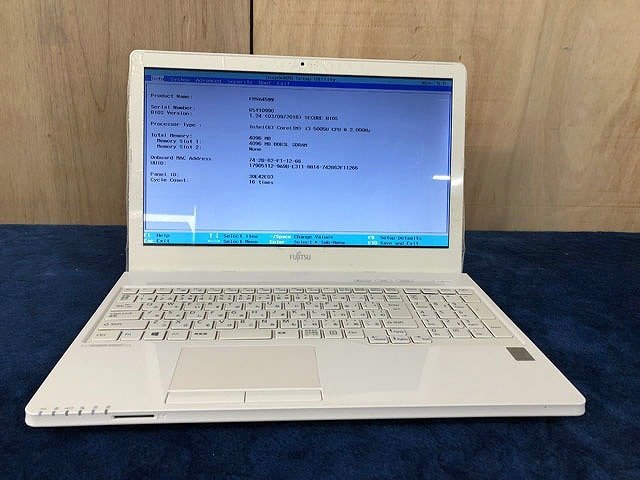 人気SALE，安い SME62135相 富士通 FMV LIFEBOOK 15.6型 ノートPC FMVA45WW Core i3-5005U メモリ4GB HDDなし ジャンク品 直接お渡し歓迎(15インチ～)｜売買されたオークション情報、yahooの商品情報をアーカイブ公開 - オーク 富士通