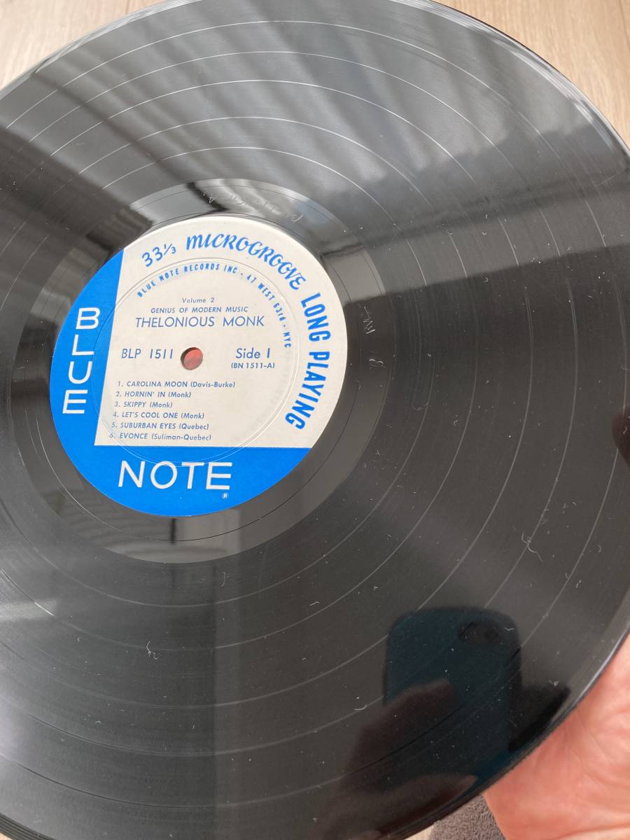 US盤 47-63R付き 両溝 耳 手書きRVG / THELONIOUS MONK / BLUE NOTE BLP1511 / GENIUS ...