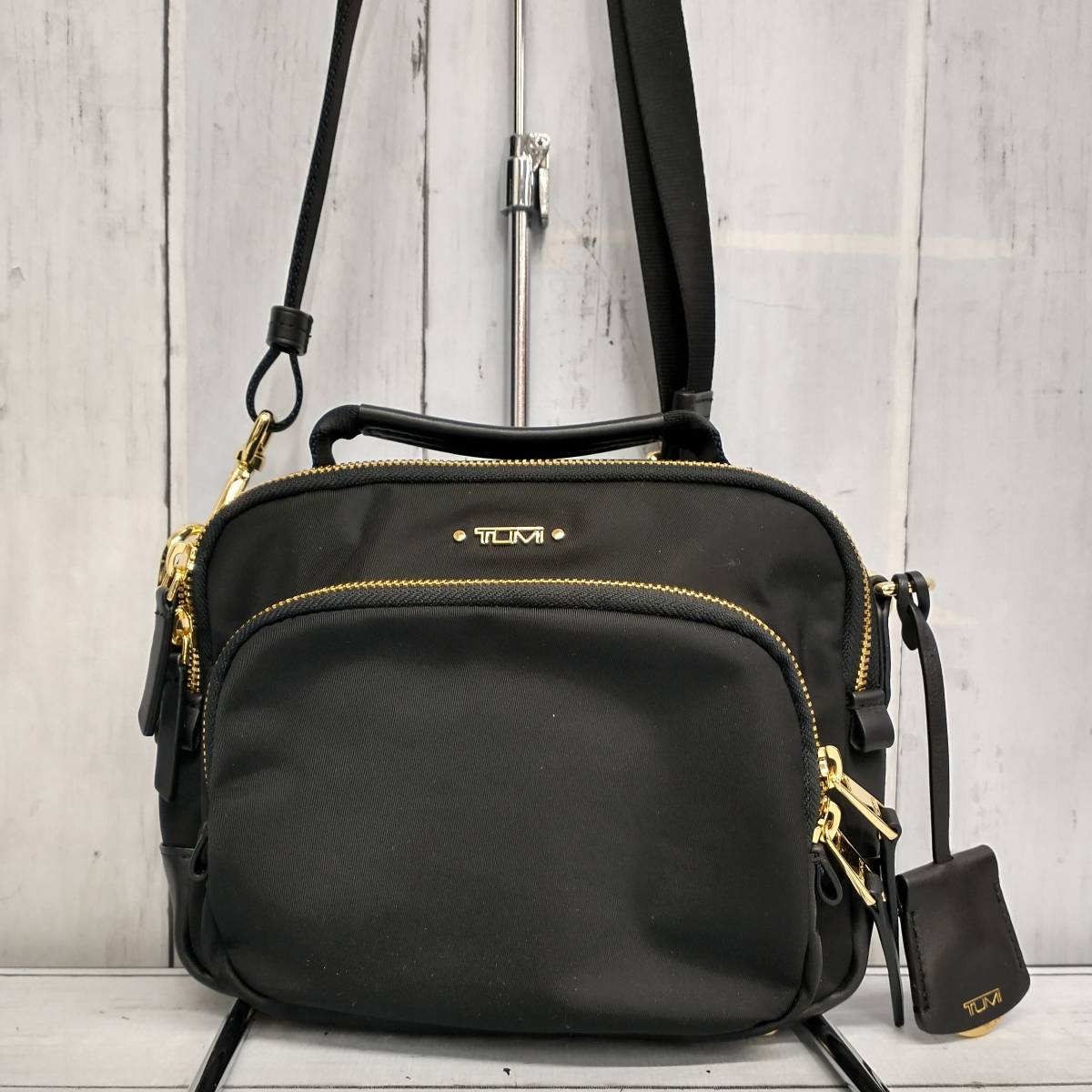 TUMI ショルダーバッグ 1099701041 Voyageur トロイ ブラック ナイロン 