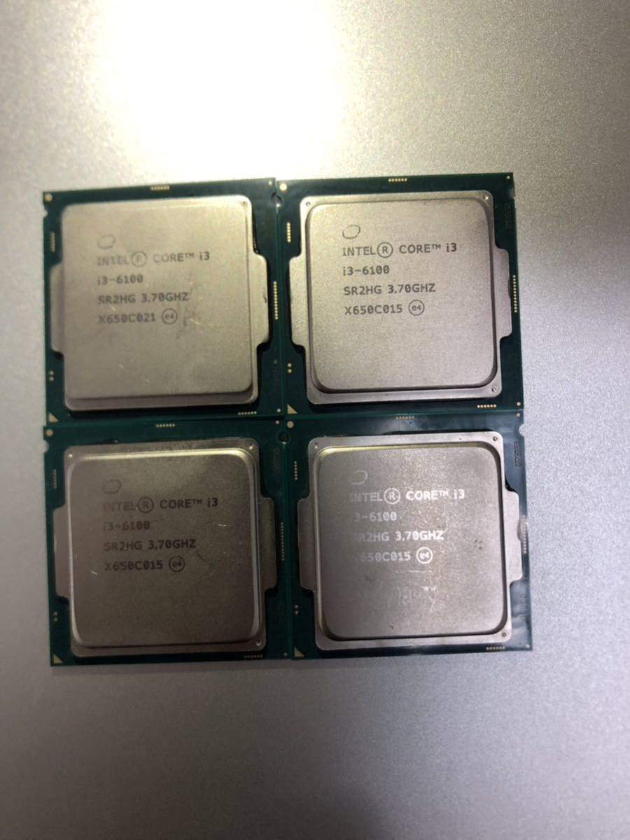 CPU Intel Core i3-6100 4枚セット【売り切り】 ,IntelCOREi3-61004枚