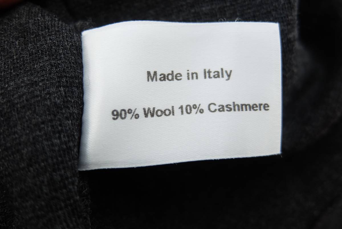 美品 イタリア製 dunhill カシミア混 ジップアップ セーター 即決あり 