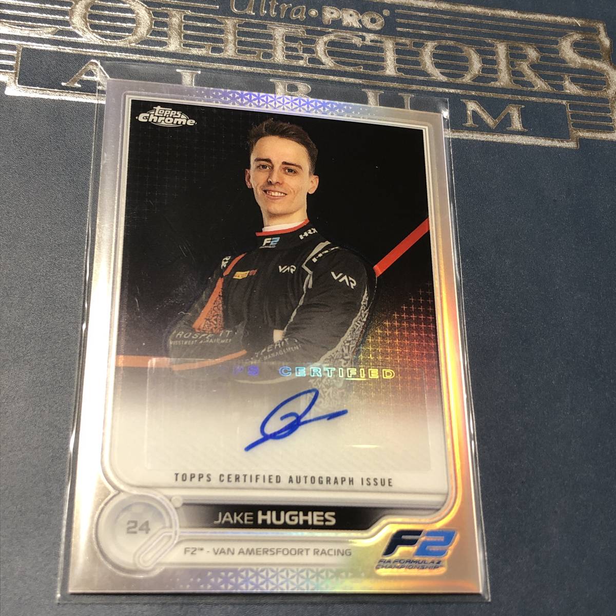 2022 Topps Chrome Formula 1 F1 Jake Hughes F2 Van Amersfoort