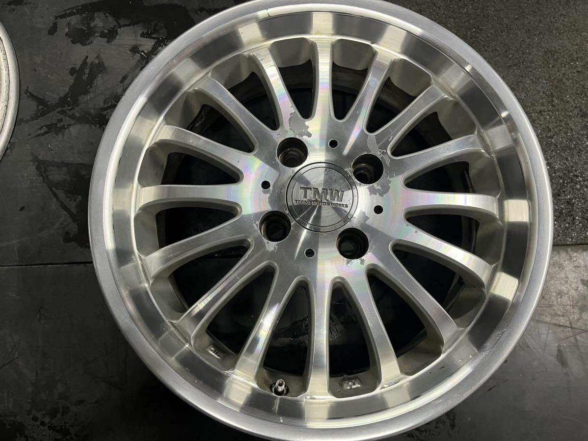 ENKEI TMW 15インチアルミホイール 4本中古です。15 x 5.5J ET+