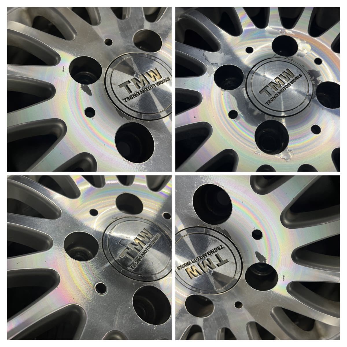 ENKEI TMW 15インチアルミホイール 4本中古です。15 x 5.5J ET+