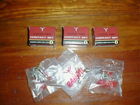 *新品送料無料　250SS S1 KH250 350SS S2 400SS S3　コンタクト ポイント 3個セット K-25 (P-K-25-3)