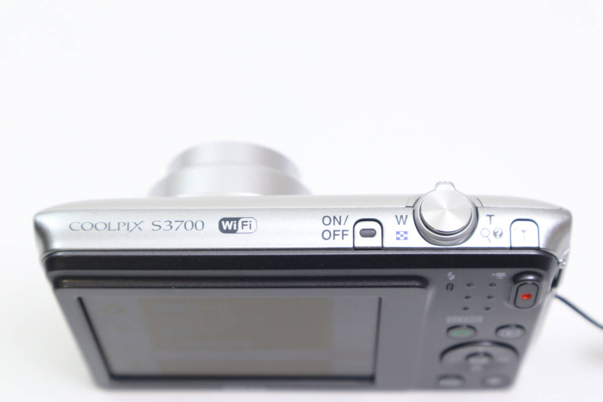 【動作品】Nikon Coolpix S3700 デジタルカメラ 動作確認済み 動作未確認】Nikon COOLPIX S3700 ブラック Wi-Fi対応 Nikon COOLPIX