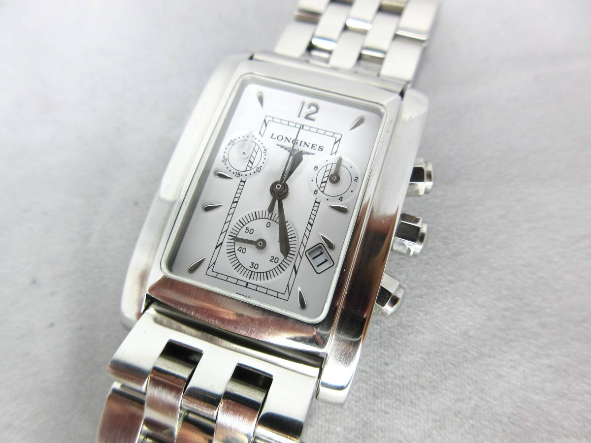50) 美品 ロンジン ドルチェビータ クロノ L5.656.4 紳士用