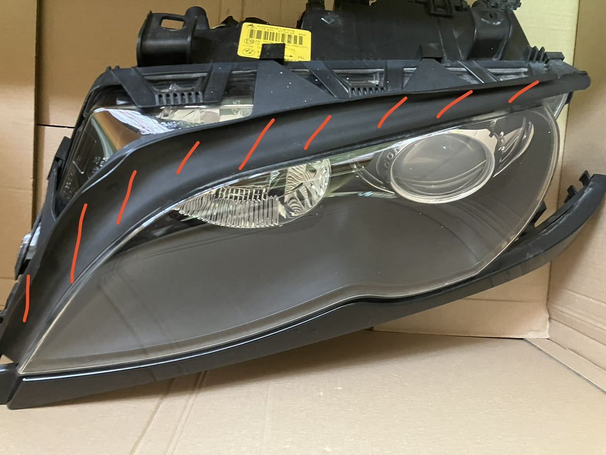 94-70-F☆後期 BMW E46左ヘッドライト後期 HID☆E46 BMW3シリーズ