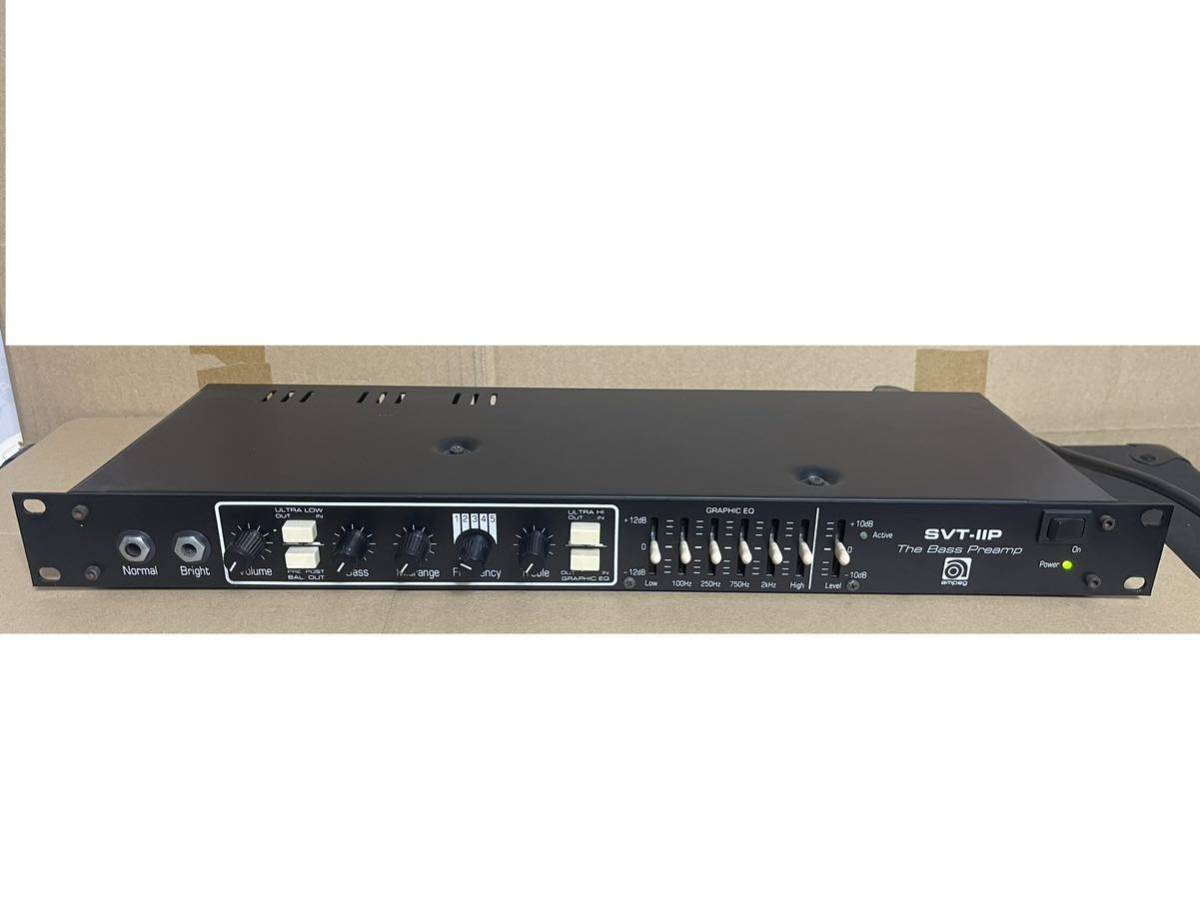 Ampeg SVT-ⅡP 2P ベースプリアンプ アンペグ - 中古音響機材 AMPEG 