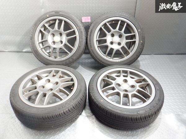 ○O.Z. OZレーシング 15インチ 5.5J ＋42 PCD100 4H 4穴 ガンメタ系 
