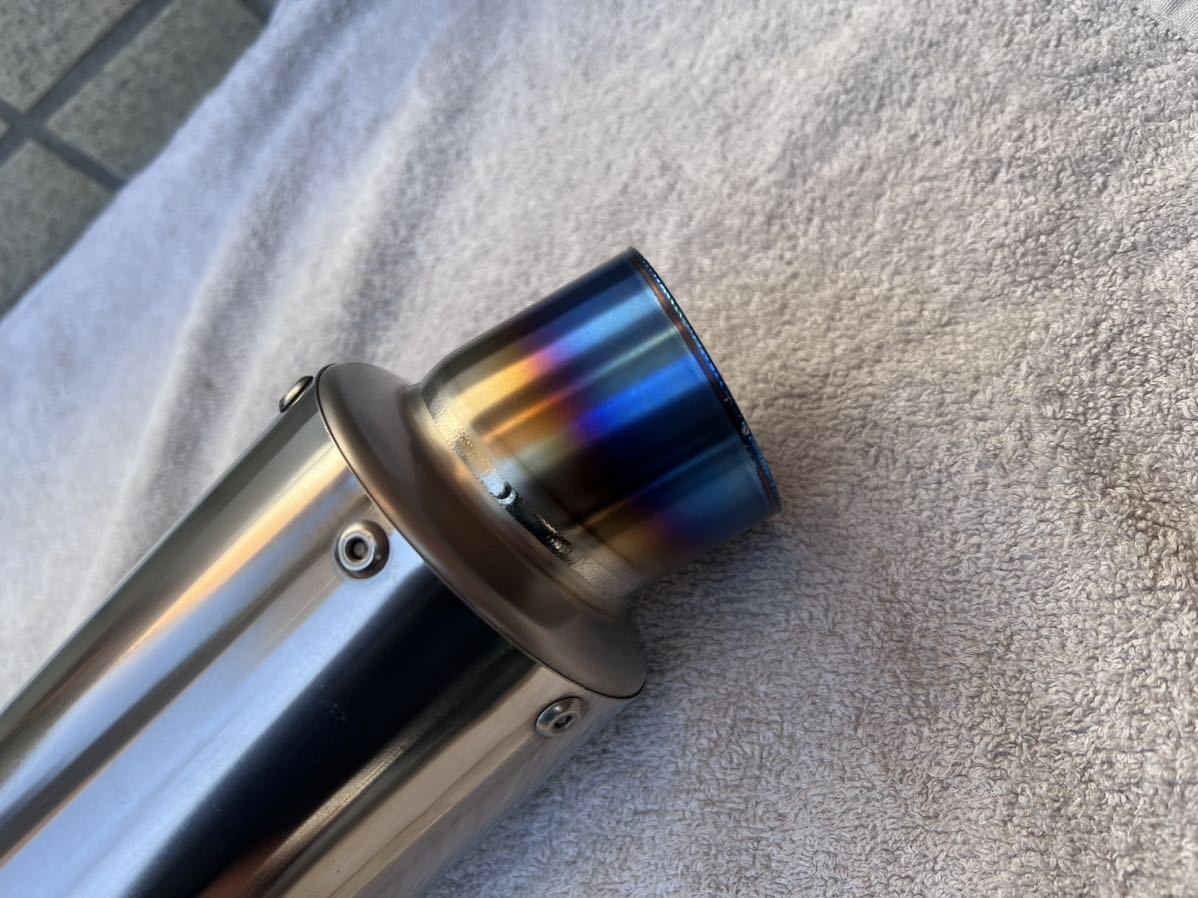 1円スタート! ウィリーキッズ チタン サイレンサー オーダー品 外径φ90