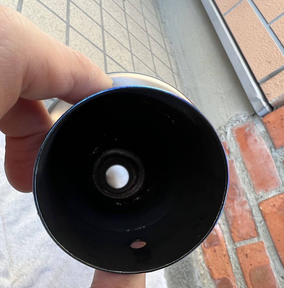 ウィリーキッズ製　チタンサイレンサー　差し口60.5 Amazon | チタン焼き風 スリップオン マフラーサイレンサー 61mm 60.5