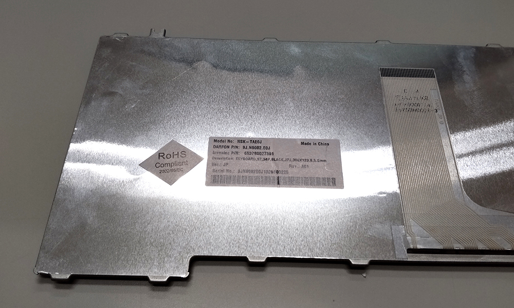 未使用 東芝 dynabook Satellite L35 220C/HD 日本語キーボード 黒 テンキー無し(87キー)動作未確認ジャンク_7