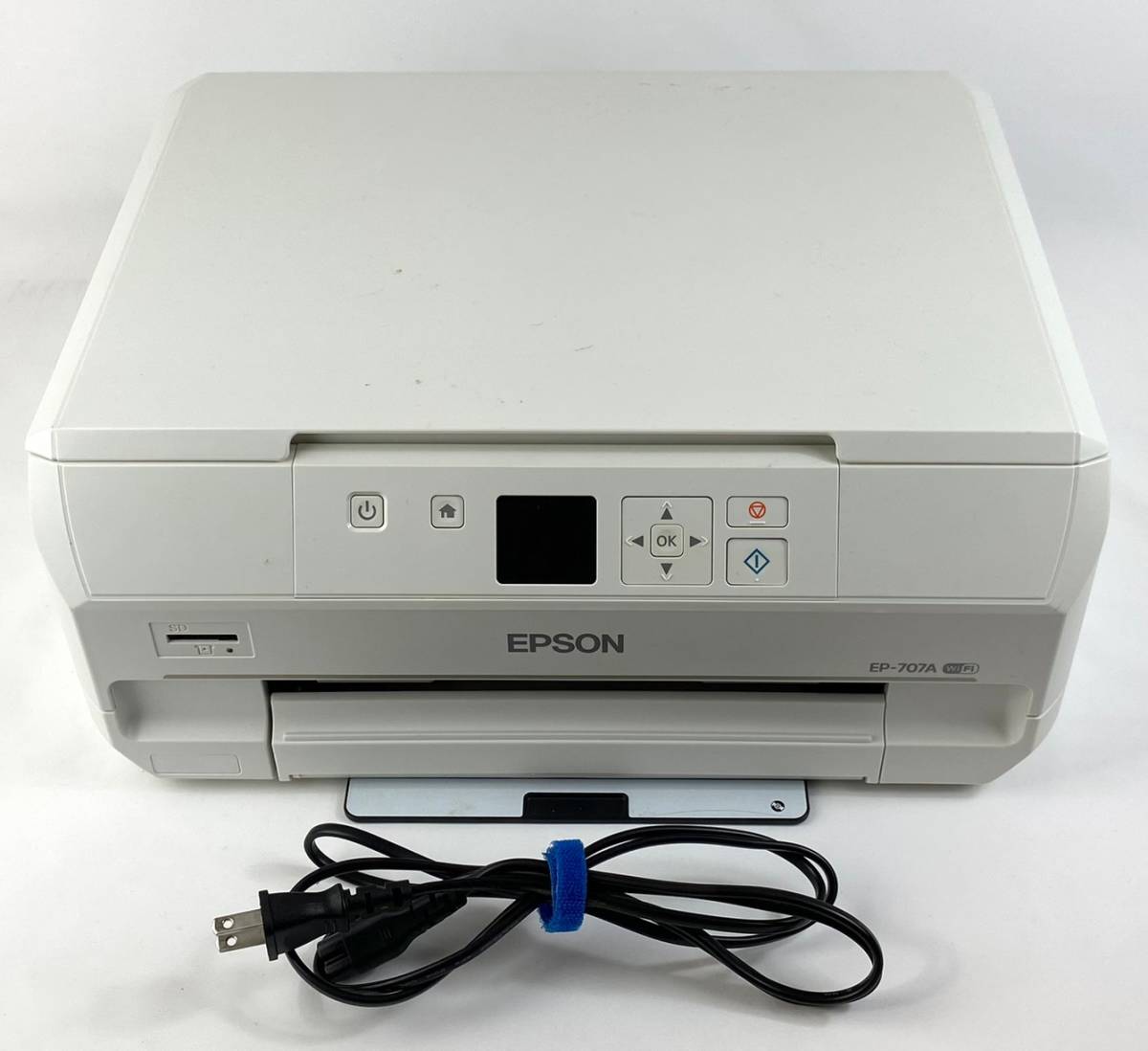 通電確認のみ ジャンク EPSON インクジェットプリンター EP-707A 周辺