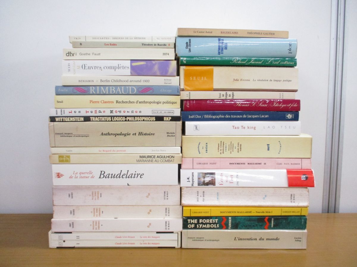 ■01)【同梱不可】(外国語)文学・哲学・芸術などの本まとめ売り約30冊大量セット/ボードレール/文芸/ベンジャミン/ロラン・バルト/B