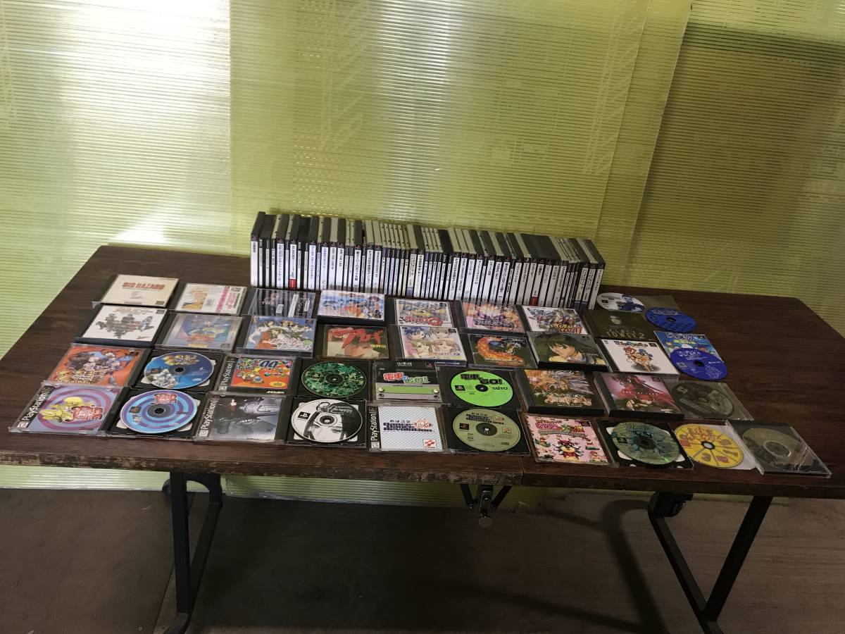 Sony Playstation PS1 84games working ソニー プレイステーション ビックスの大冒険他 ソフト84本 動作品有 B72