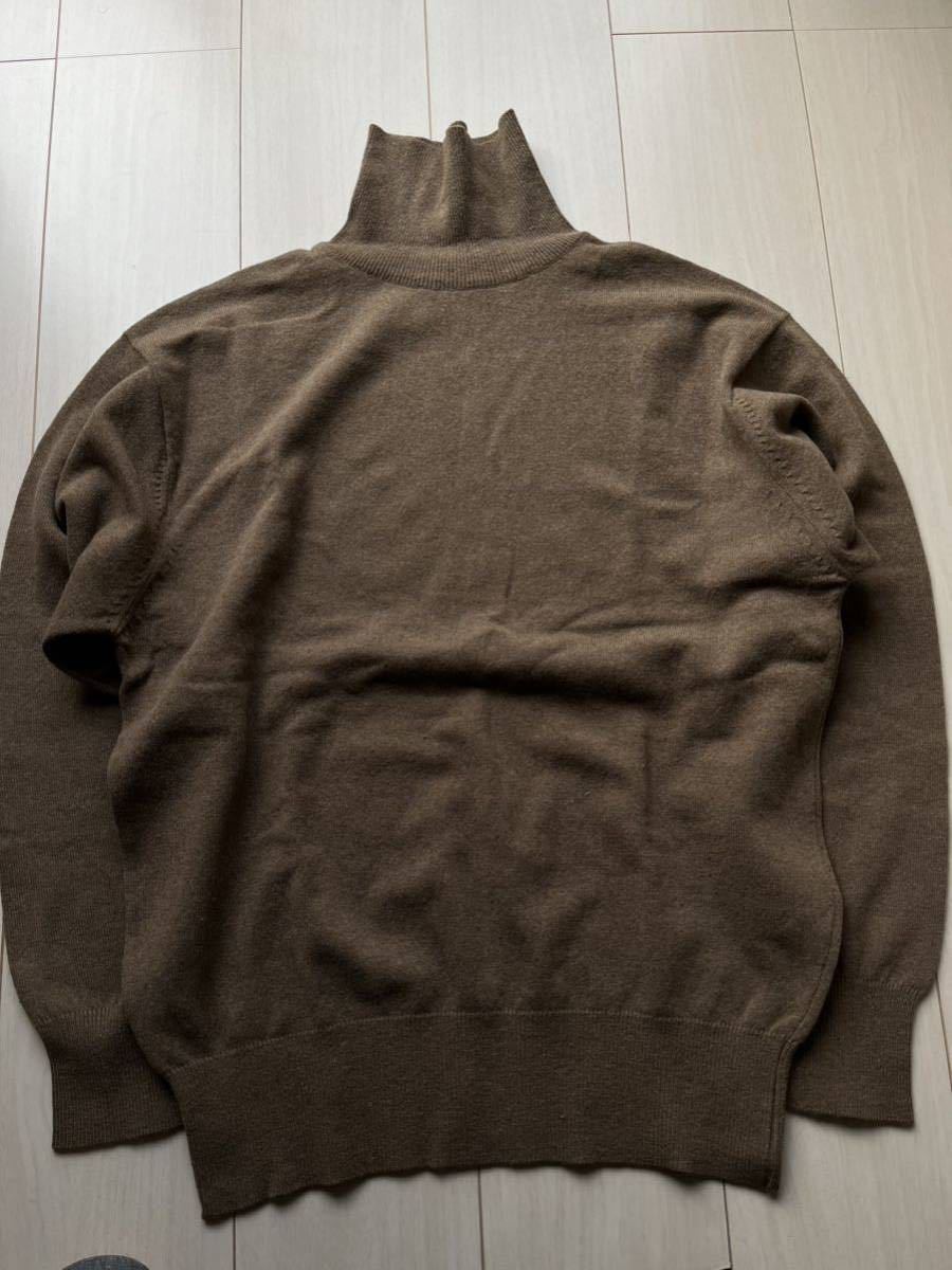 01_COMME des GARÇONS HOMME ブラウンハイネックセーター 人気SALE，新品】 希少 ビンテージ COMME des GARCONS