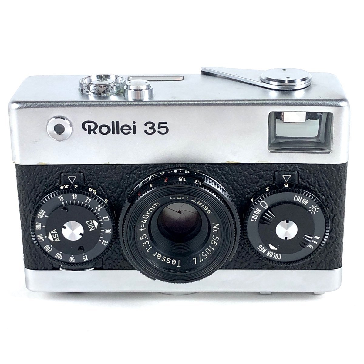 ローライ ROLLEI 35 シルバー Zeiss Tessar 40mm F3.5 シンガポール