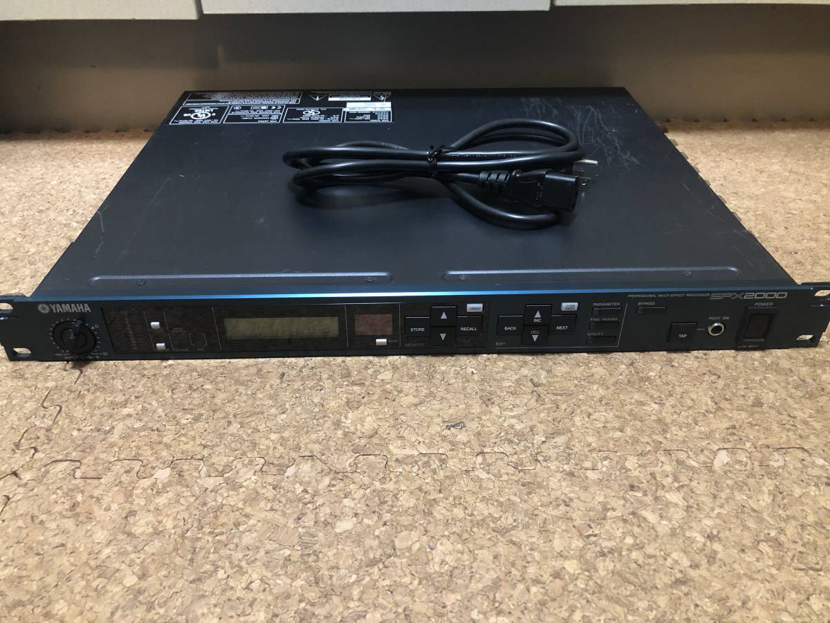 ☆YAMAHA マルチエフェクター SPX2000 点検整備済 中古☆ SPX2000
