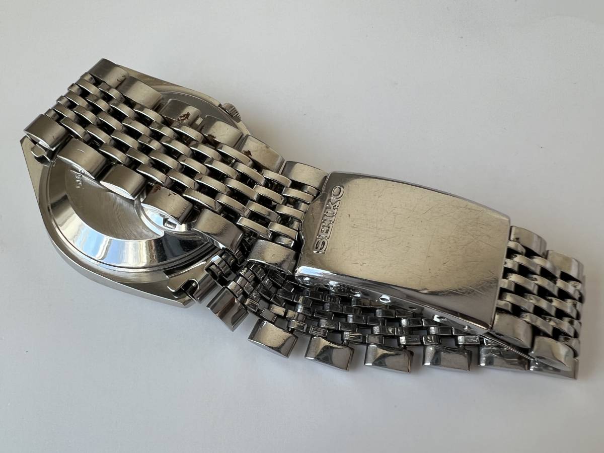 Y38不動品 SEIKO セイコー 3802-7070 QUARTZ クォーツ QT 青 ブルー