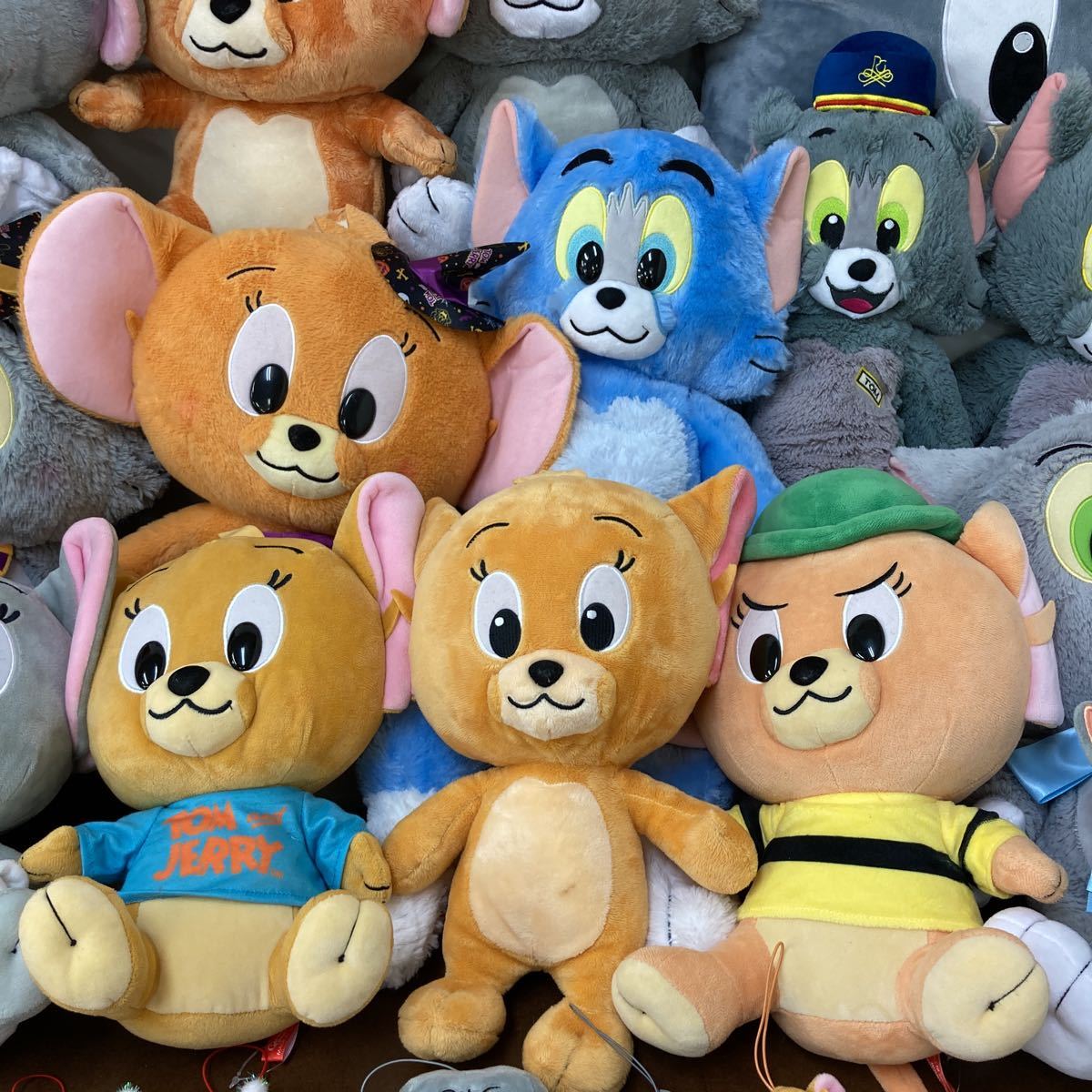 YK990) トム&ジェリー ぬいぐるみ 大量セット まとめ売り 現状品 トム