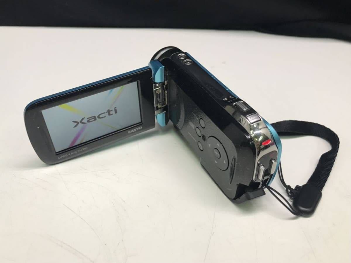 SANYO Xacti DMX-GH1 ビデオカメラ 本体 ブルー 元箱付き