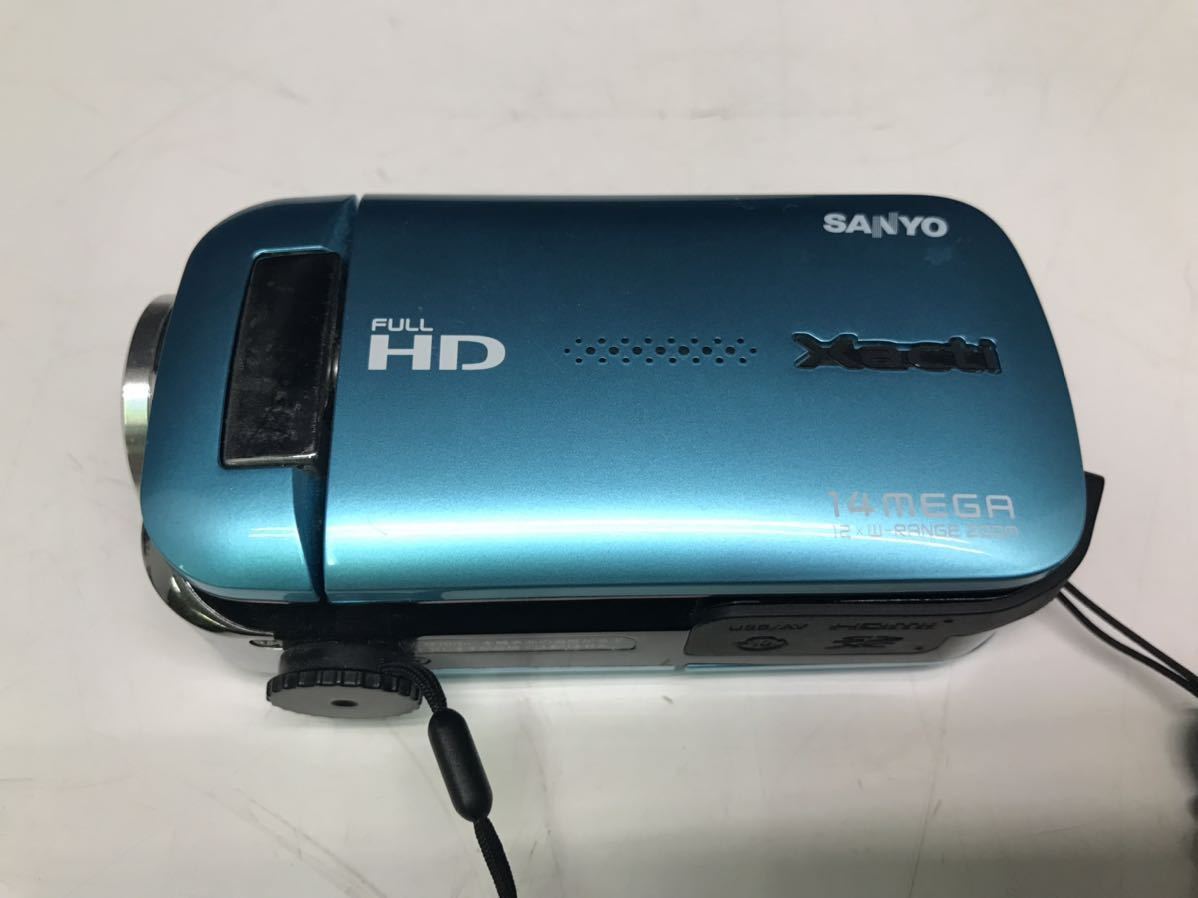 SANYO Xacti DMX-GH1 ビデオカメラ 本体 ブルー 元箱付き