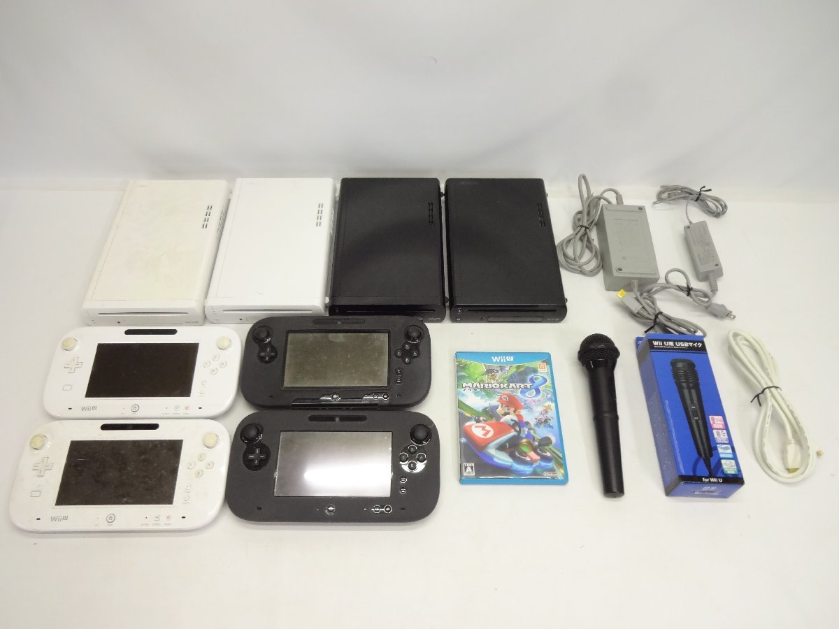 WiiU本体、ゲームソフト、Wiiのゲームソフト、周辺機器セット Wii U