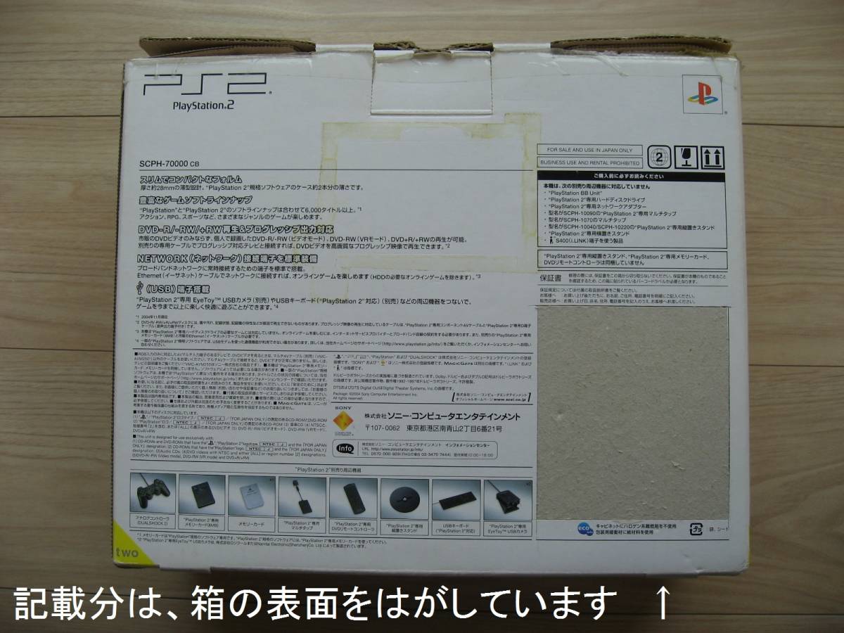 ソニー　ＰｌａｙＳｔａｔｉｏｎ２　ＰＳ２　本体　コントローラ２点　ソフト４点　まとめ　中古_9
