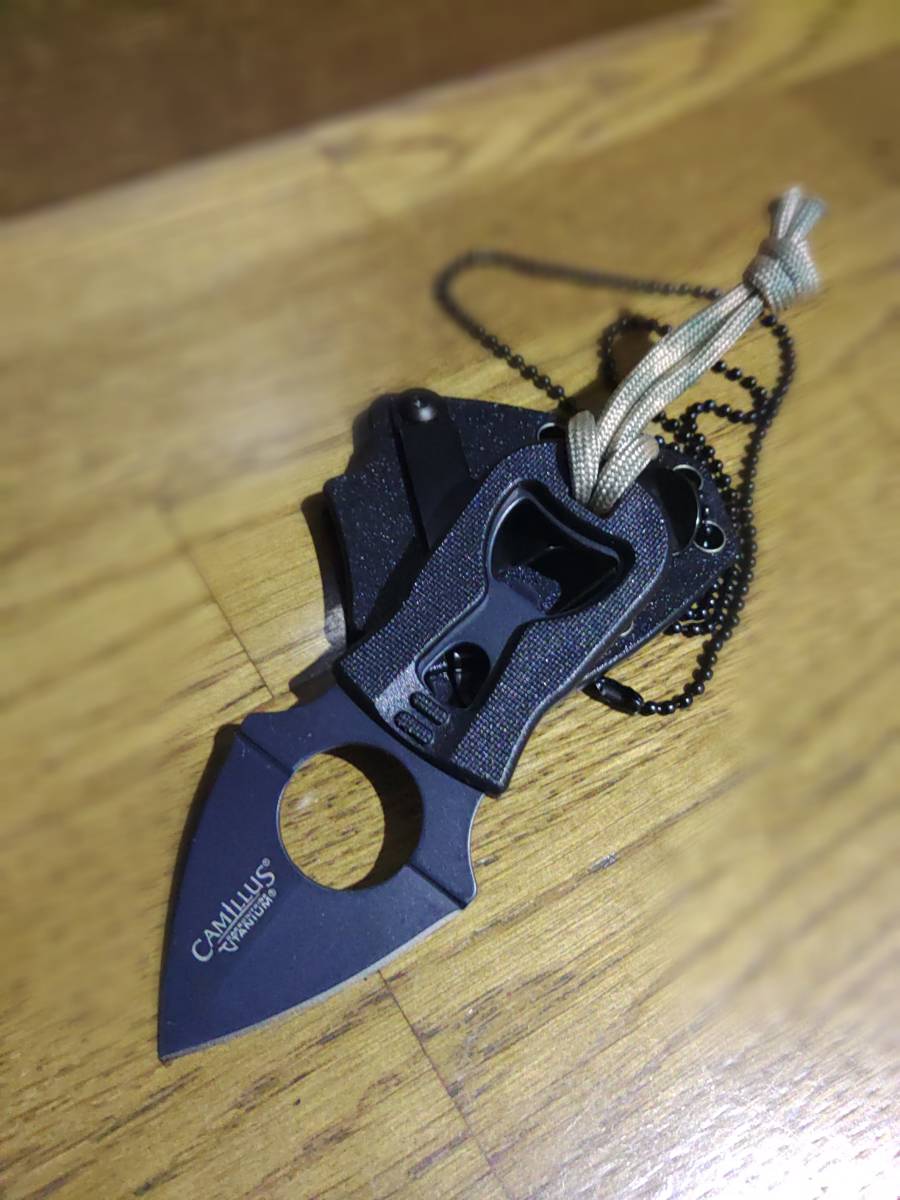 Camillus社のHeaterⅡ folder neck knife