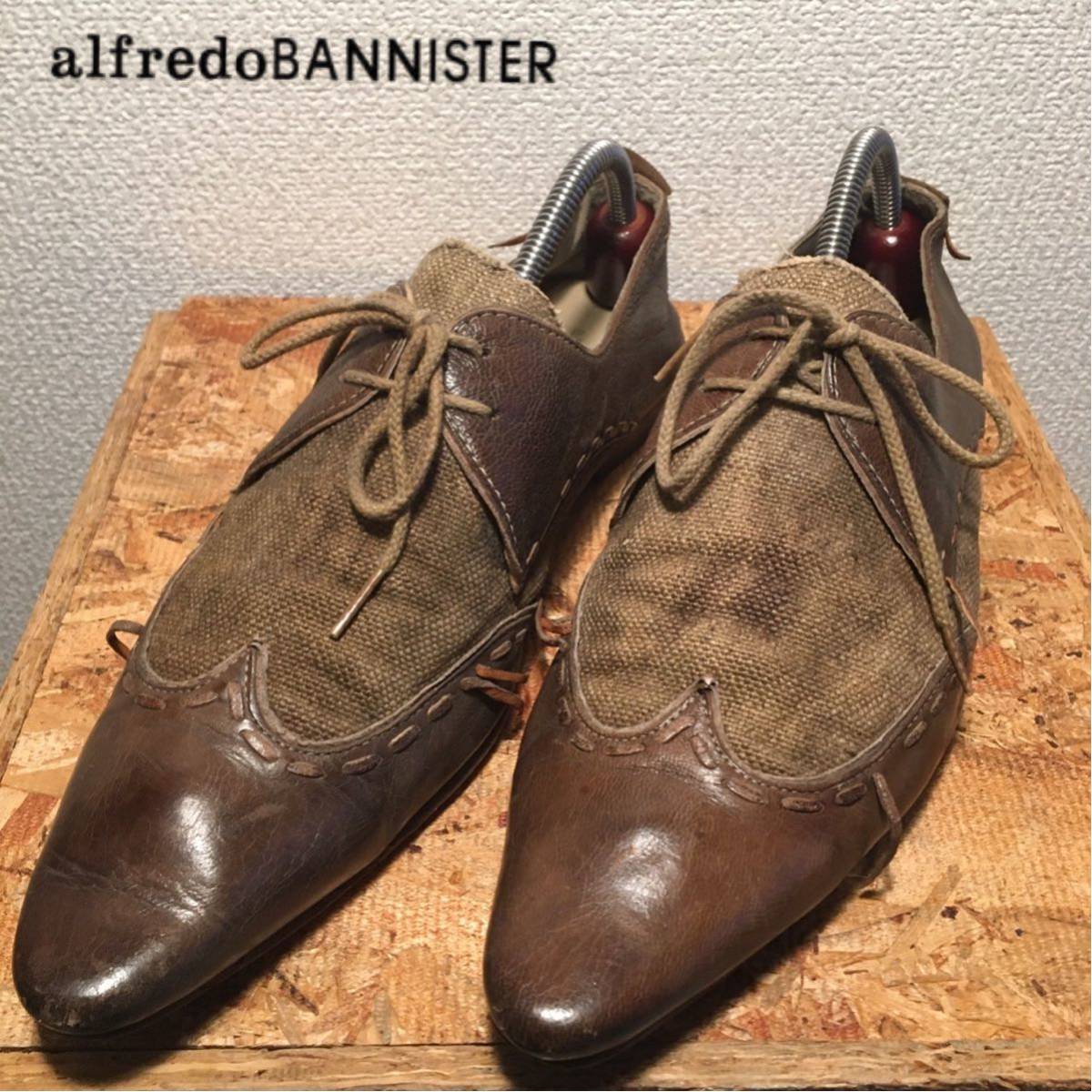 202)alfredoBANNISTAR アルフレッドバニスター【42(26.5-27cm相当)】茶 