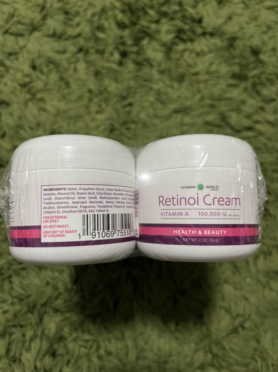 新品未開封vitamin world ビタミンワールド　レチノールクリーム５６ｇ　6個まとめて