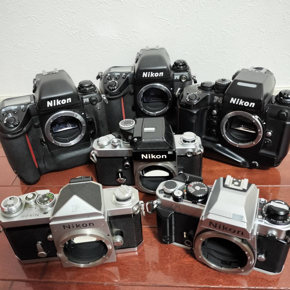 Nikon F アイレベル， F2 フォトミック， Nikon F4s， Nikon F5