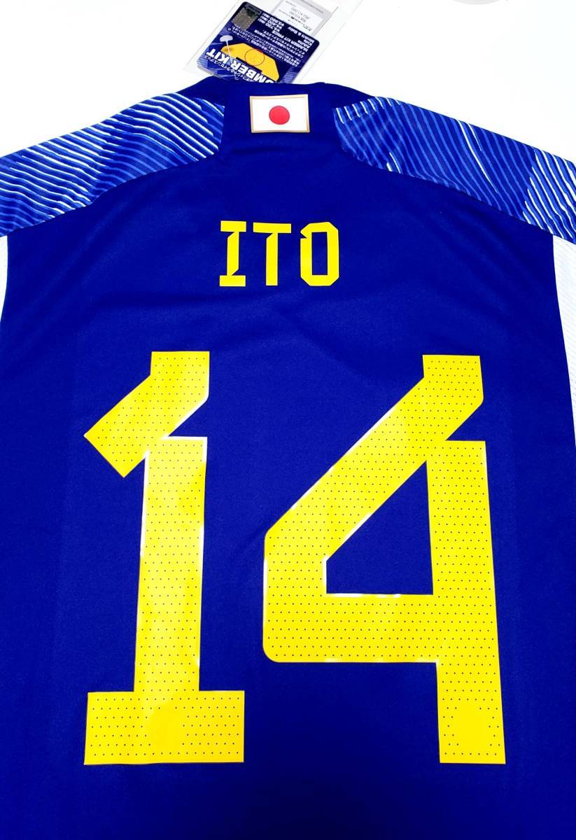 【新品正規品】伊東純也 サッカー日本代表 オーセンティックユニフォーム L ◯新品タグ付き 正規品 最新作 サッカー日本代表 伊東純也選手 2023年