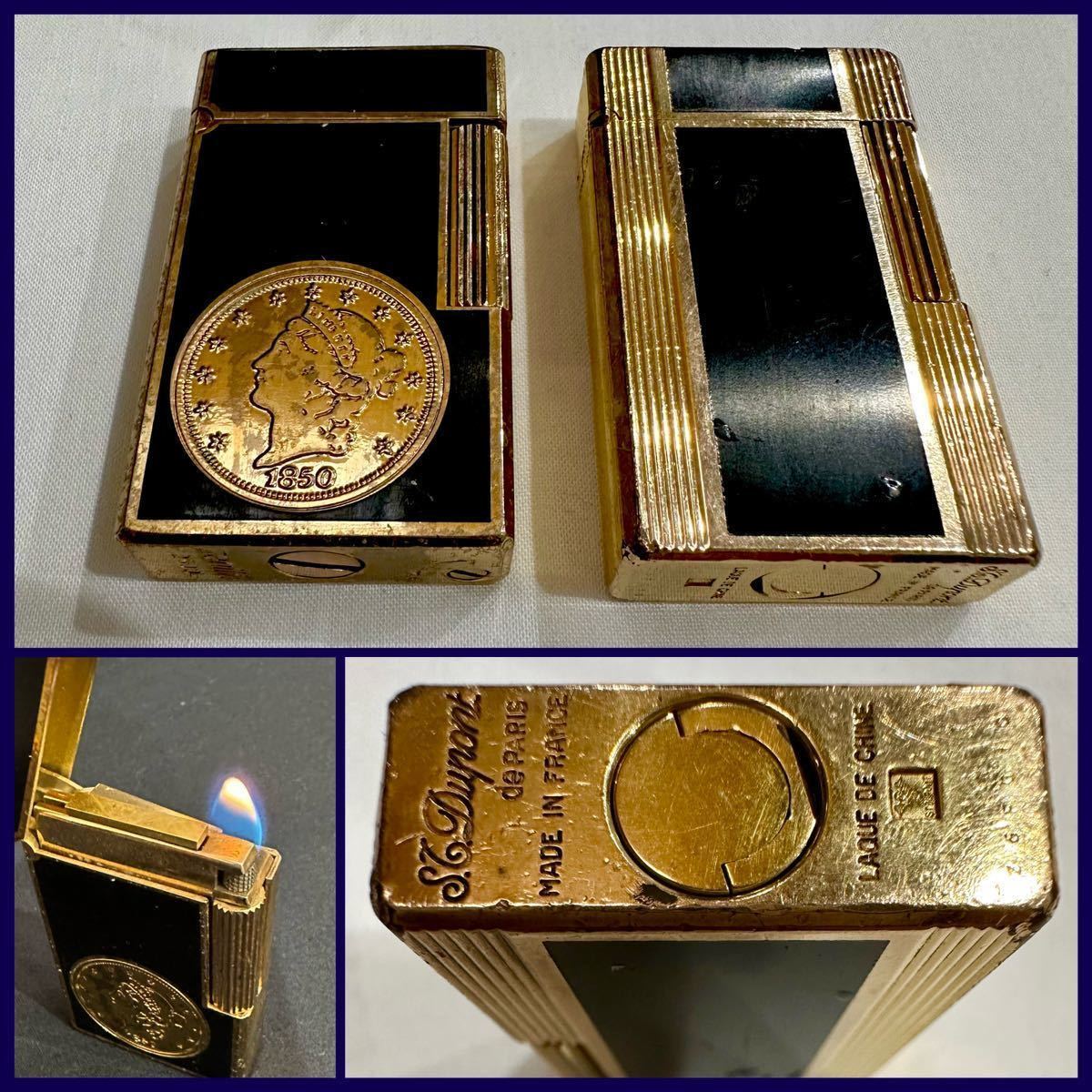 金沢御屋敷所蔵品①】本物保証 S.T.Dupont デュポン zenith 火花OK 