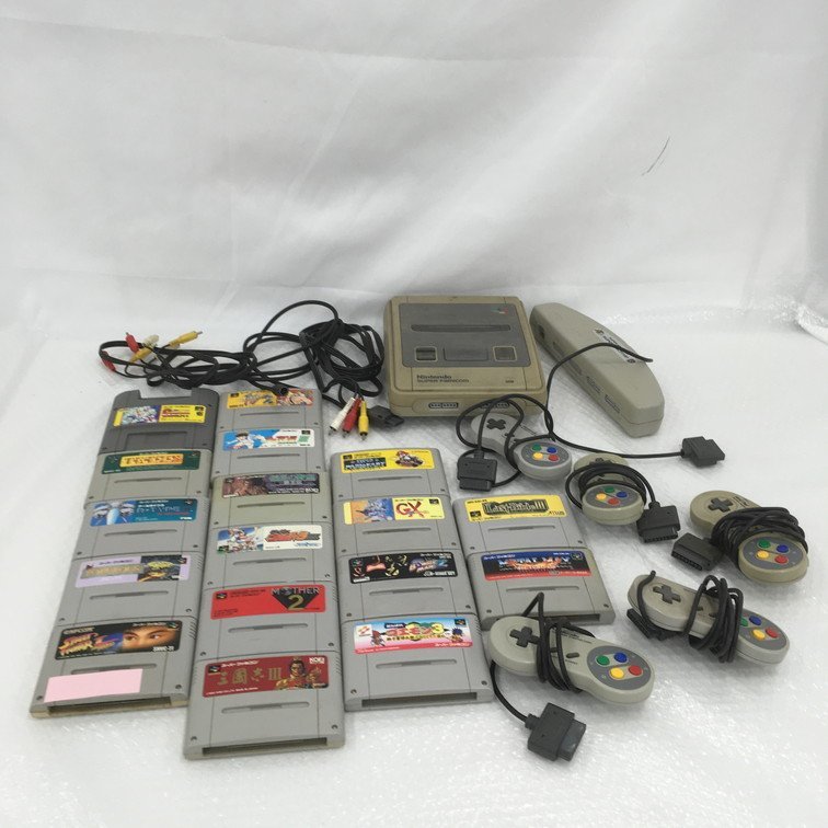 【BAAL4006】スーパーファミコン 本体 ソフト おまとめ